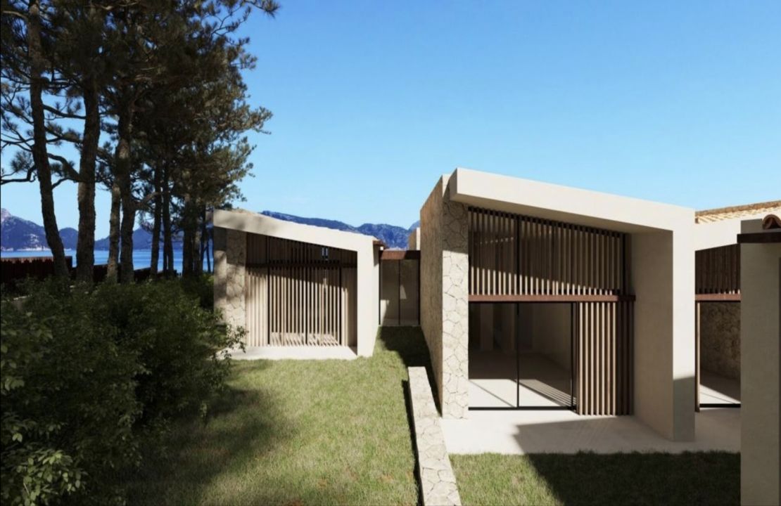 Atemberaubende Aussichten bietet dieses Projekt einer Luxusvilla auf Mallorca, Alcudia