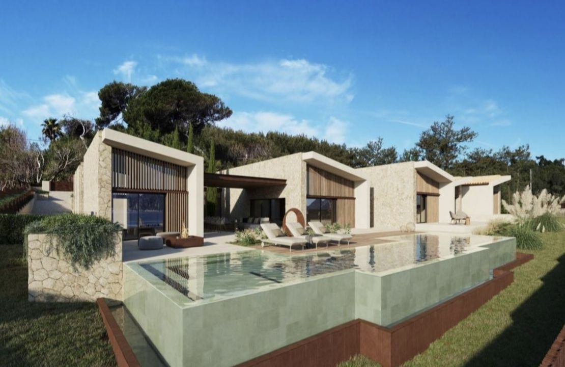 Atemberaubende Aussichten bietet dieses Projekt einer Luxusvilla auf Mallorca, Alcudia