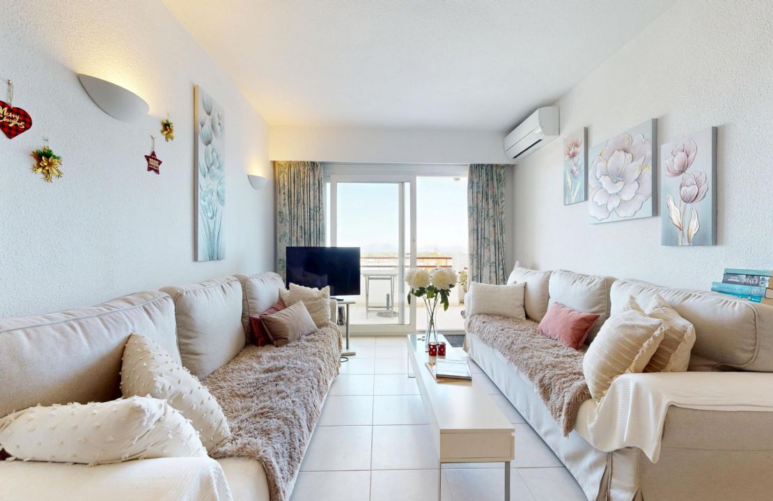 Apartment in Puerto Alcudia with community pool and panoramic views