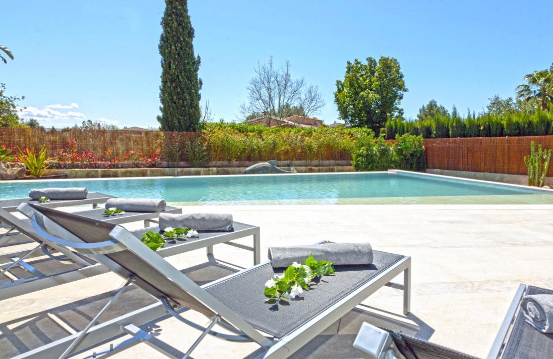 Moderne Villa mit Pool, Sauna und Fitnessraum in begehrter Wohnlage Crestatx bei Sa Pobla