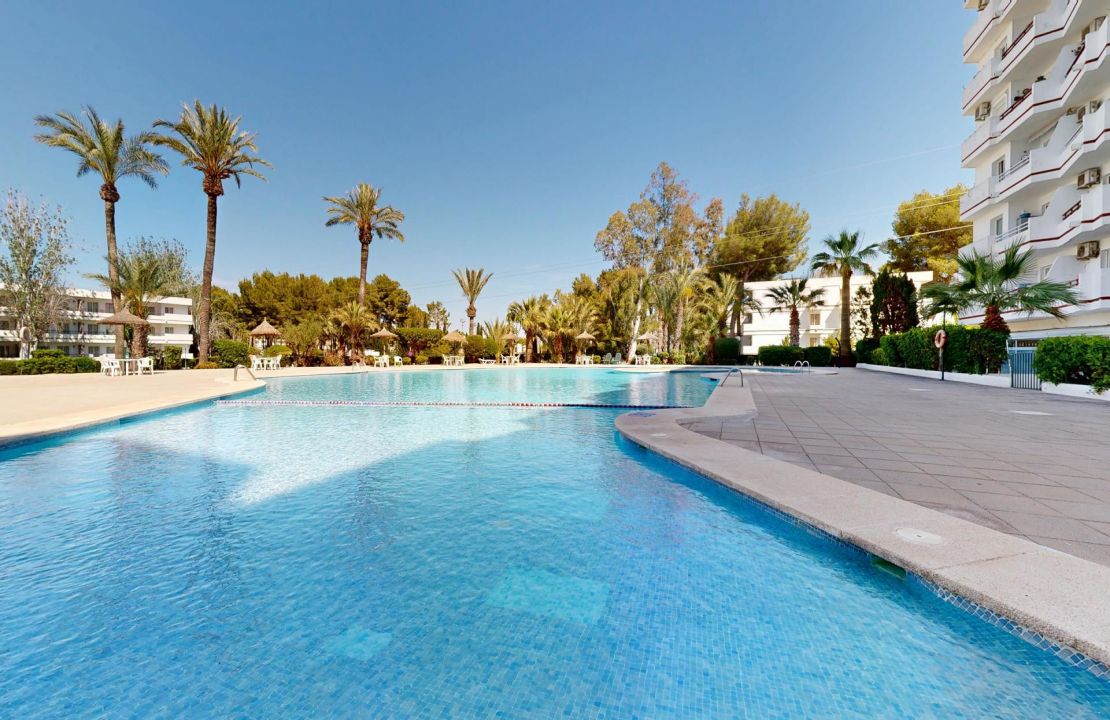 Apartment in Puerto Alcudia with community pool and panoramic views