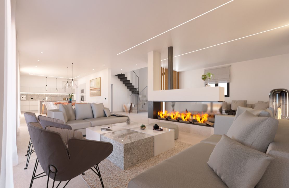 Land for sale Mallorca Alcudia with approved building license of a house with 6 bedrooms and swimming pool