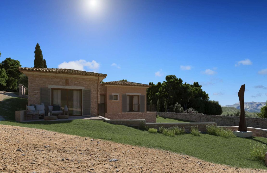 Spectacular location, with native trees and a few minutes from the sea