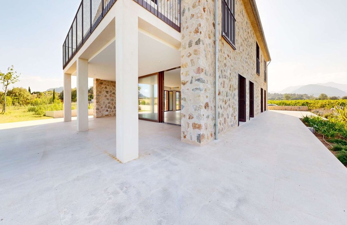 Impresionante finca de nueva construcción con viñedo en venta en Alcudia