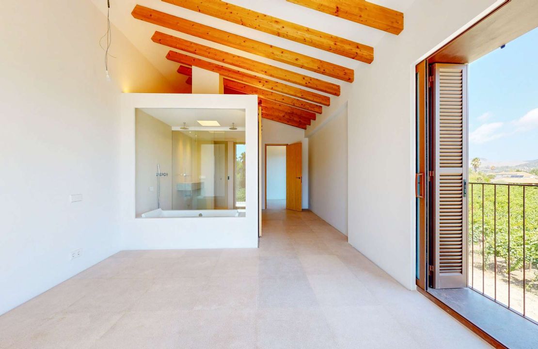 Impresionante finca de nueva construcción con viñedo en venta en Alcudia