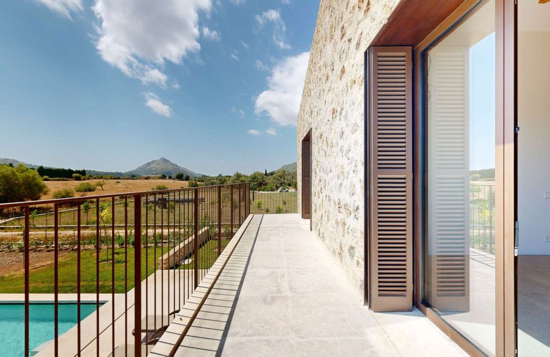 Impresionante finca de nueva construcción con viñedo en venta en Alcudia