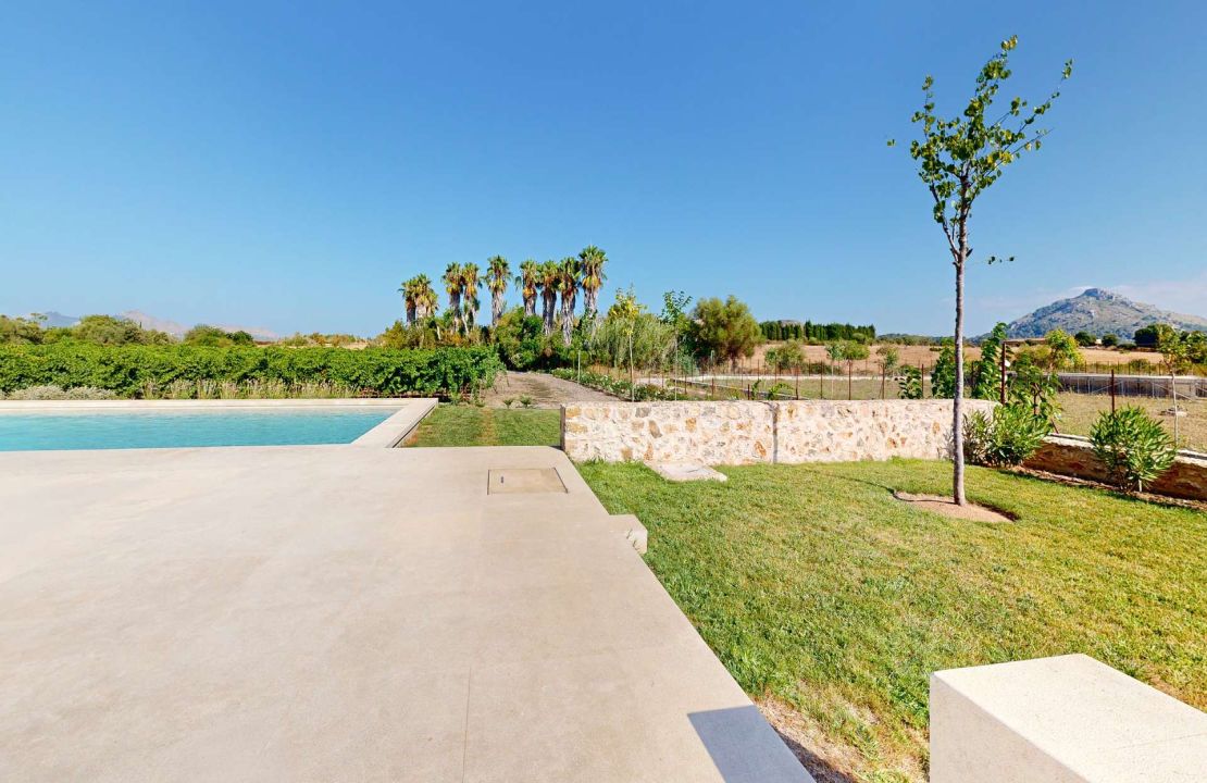 Impresionante finca de nueva construcción con viñedo en venta en Alcudia