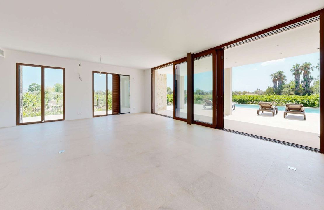 Impresionante finca de nueva construcción con viñedo en venta en Alcudia