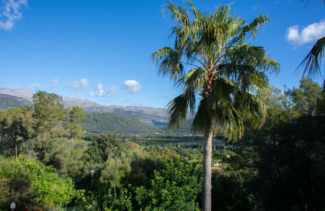 Campanet Mallorca renovierte mediterrane Villa mit Ausblick und Ferienmietlizenz zu verkaufen