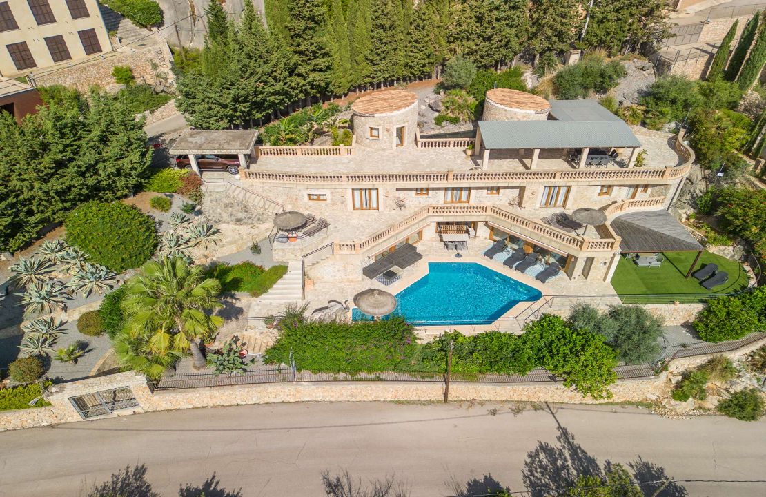 Einzigartige Villa in der exklusiven Gegend von La Font, Pollensa mit herrlichem Blick über das Tal!