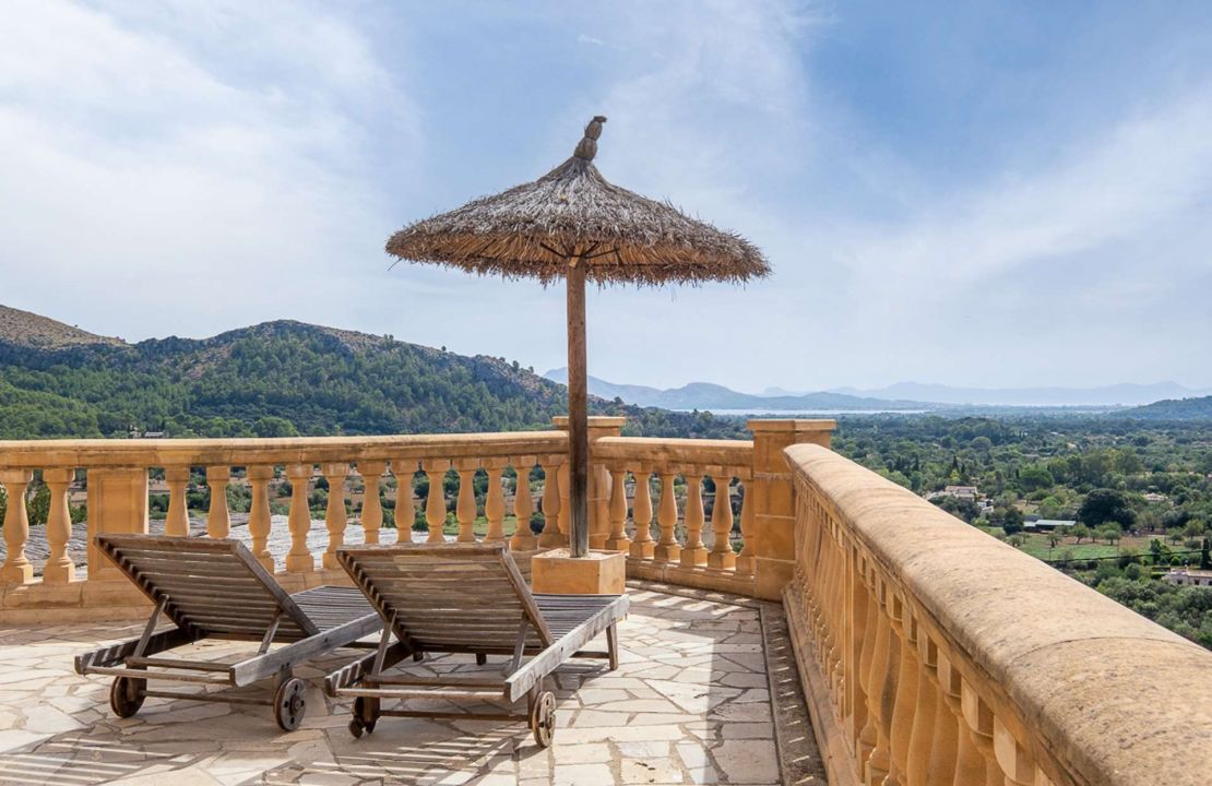 Einzigartige Villa in der exklusiven Gegend von La Font, Pollensa mit herrlichem Blick über das Tal!