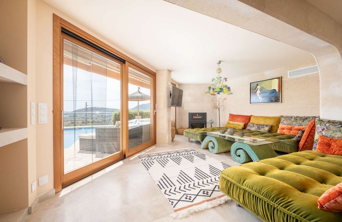 Einzigartige Villa in der exklusiven Gegend von La Font, Pollensa mit herrlichem Blick über das Tal!