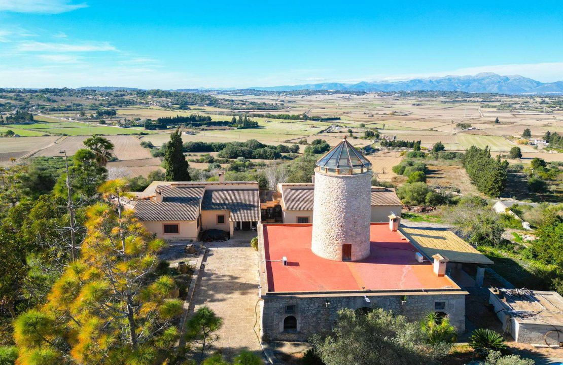 Unglaubliches Haus mit einer Mühle in Santa Margalida, Mallorca