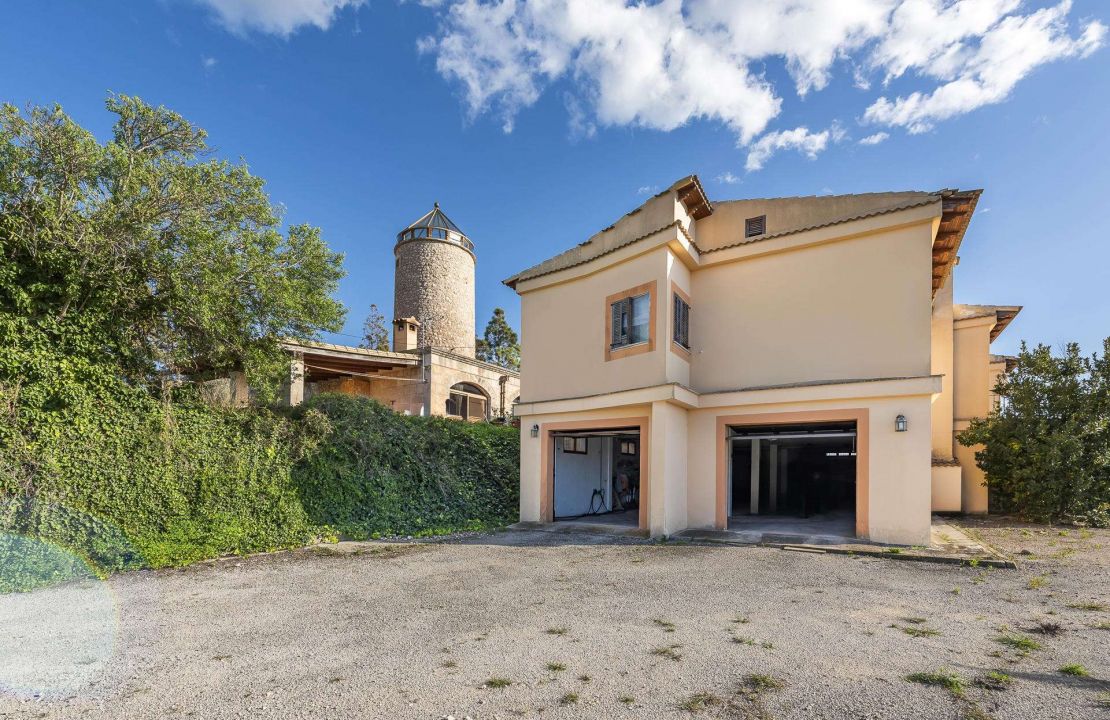 Unglaubliches Haus mit einer Mühle in Santa Margalida, Mallorca