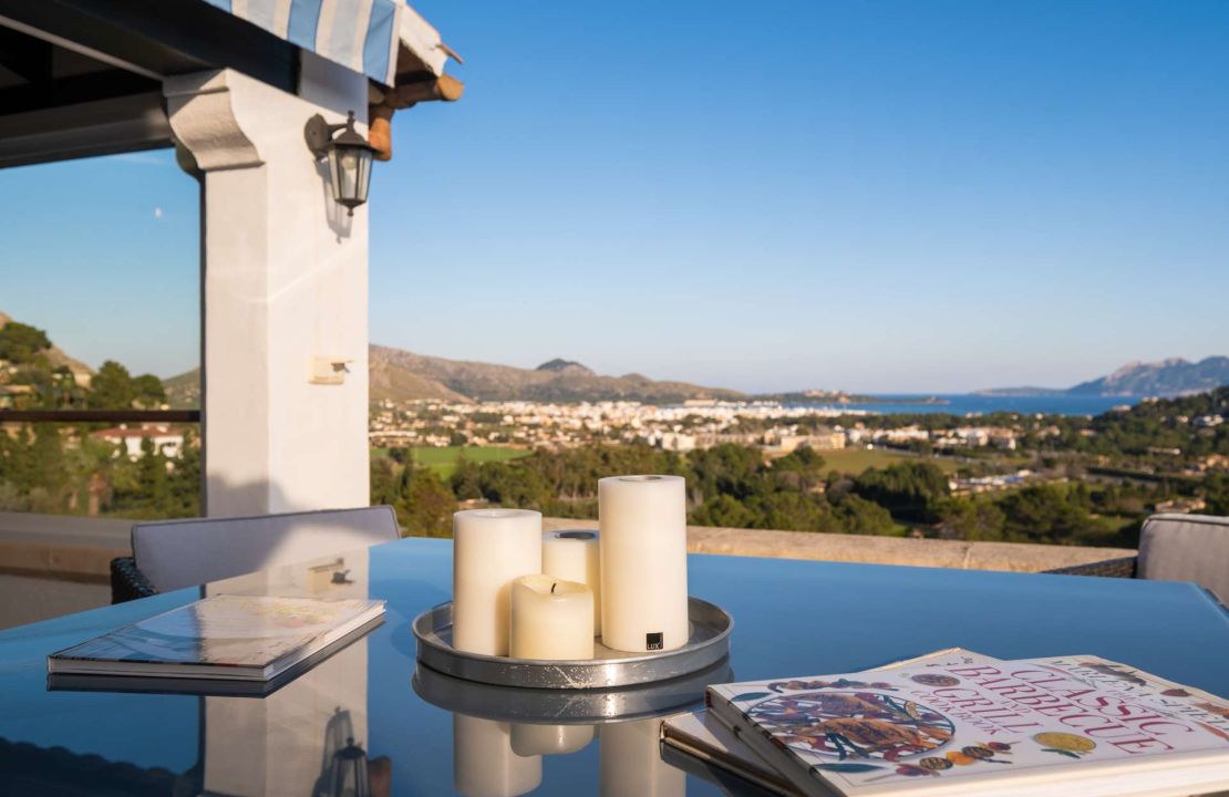 Wonderful located Villa in the area of El Vila Puerto Pollensa with stunning sea views