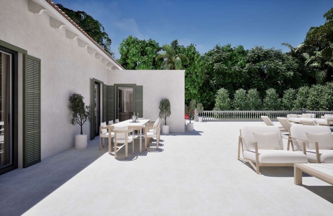 Historische Villa zweite Linie zum Meer in der exklusiven Gegend Mal Pas in Alcudia zu verkaufen