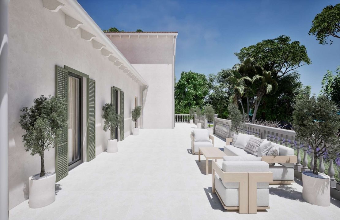 Historische Villa zweite Linie zum Meer in der exklusiven Gegend Mal Pas in Alcudia zu verkaufen
