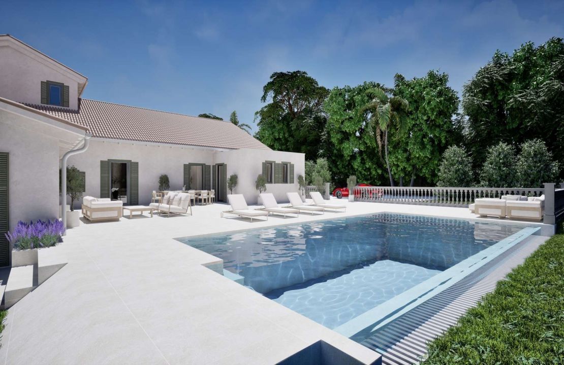 Historische Villa zweite Linie zum Meer in der exklusiven Gegend Mal Pas in Alcudia zu verkaufen
