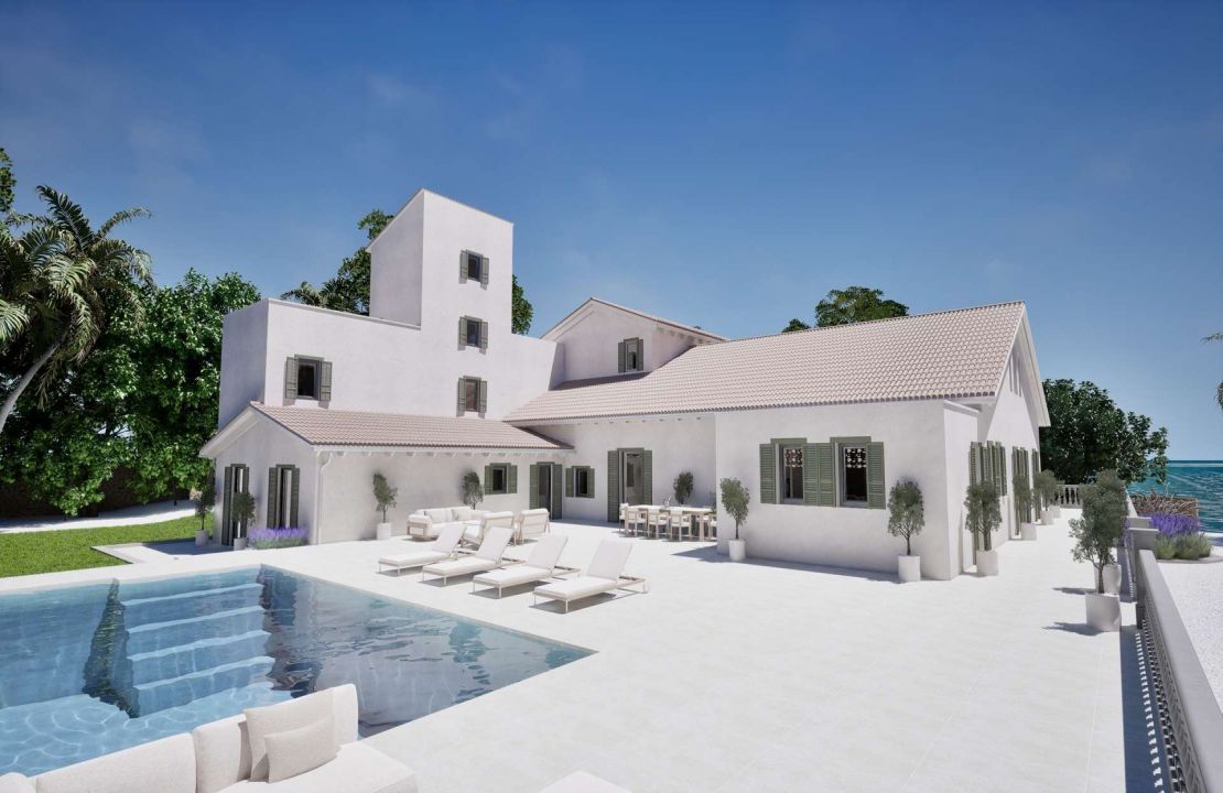 Historische Villa zweite Linie zum Meer in der exklusiven Gegend Mal Pas in Alcudia zu verkaufen