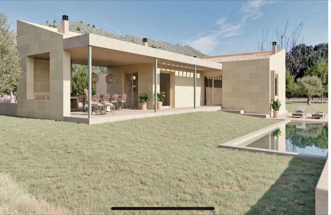 Mallorca Land to Build Country Home Pollensa Building License for Sale