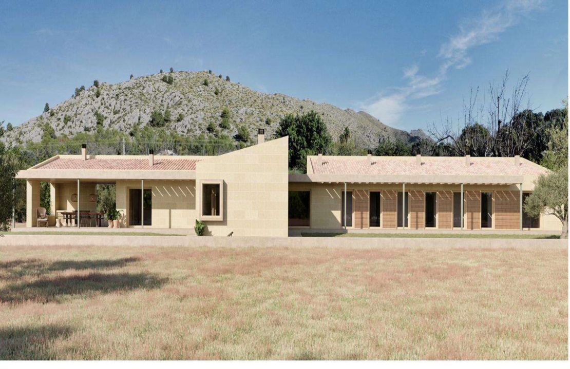 Mallorca Land to Build Country Home Pollensa Building License for Sale