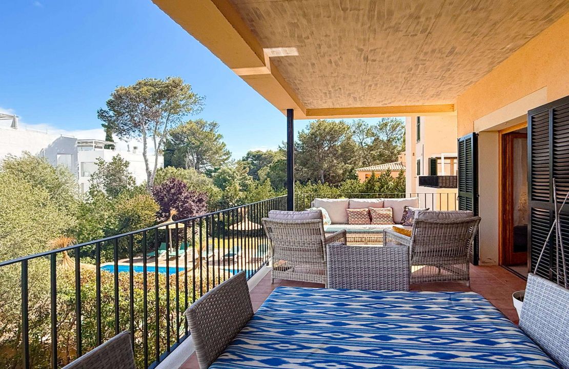 Apartment mit 4 Schlafzimmer und Gemeinschaftspool in Puerto Pollensa, Mallorca