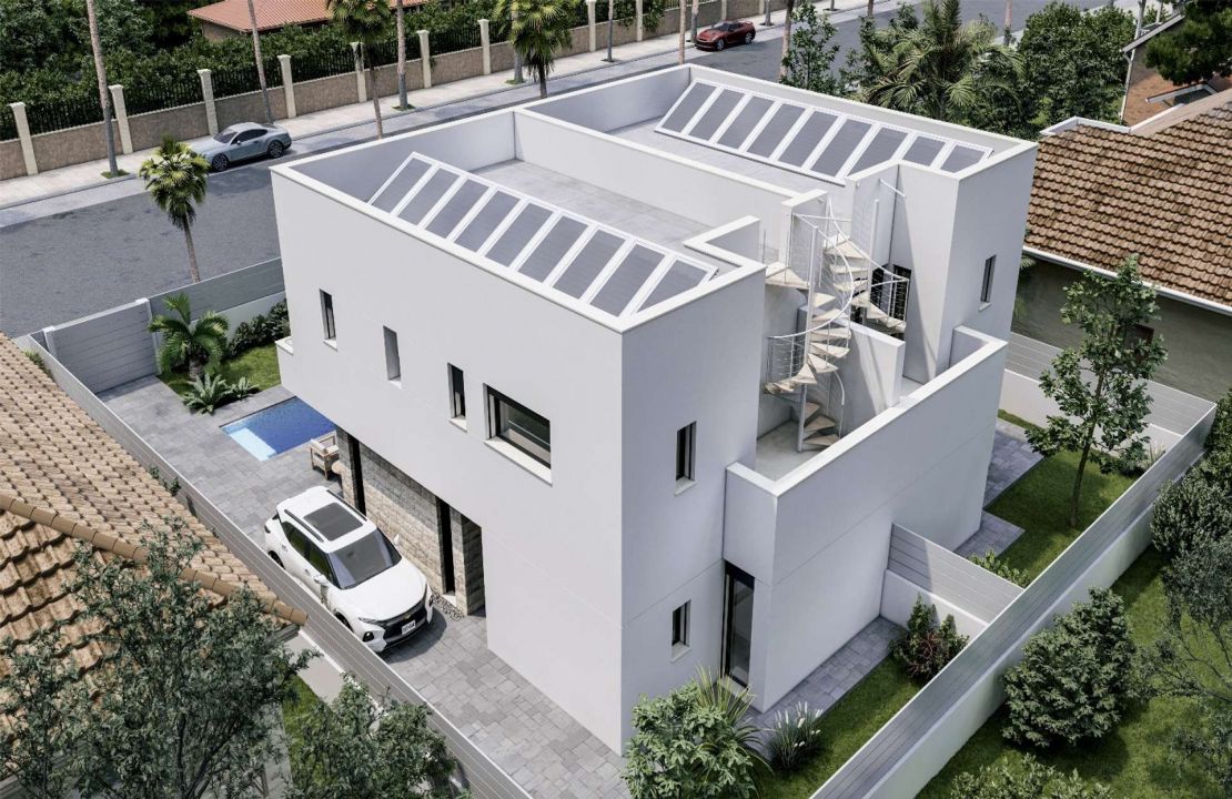 Neu gebaute Villa in Can Picafort mit Pool und Fußbodenheizung