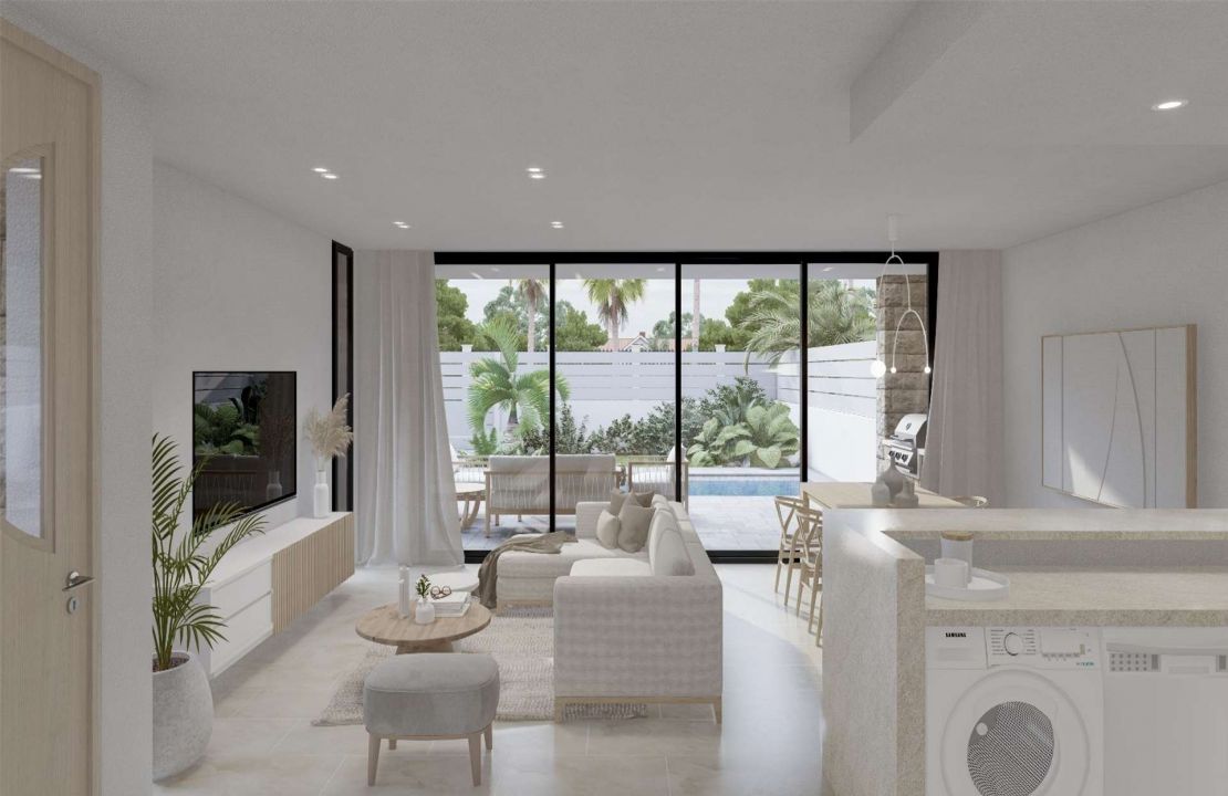 Neu gebaute Villa in Can Picafort mit Pool und Fußbodenheizung