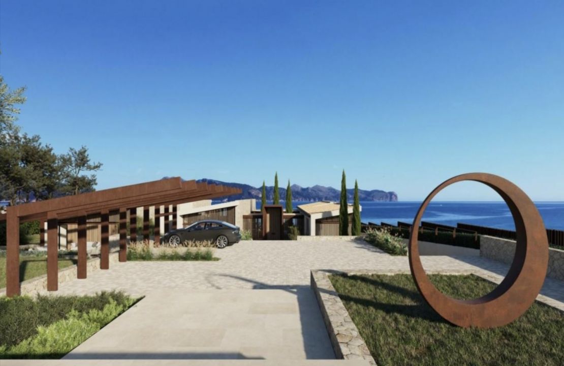 Atemberaubende Aussichten bietet dieses Projekt einer Luxusvilla auf Mallorca, Alcudia