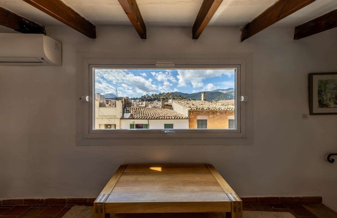 Historic Townhouse in Pollensa with Patio and Terraces for Sale