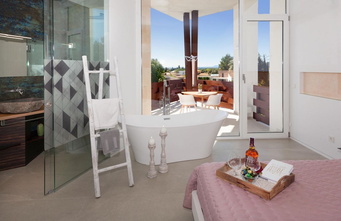 Moderne Villa mit Pool, Sauna und Fitnessraum in begehrter Wohnlage Crestatx bei Sa Pobla