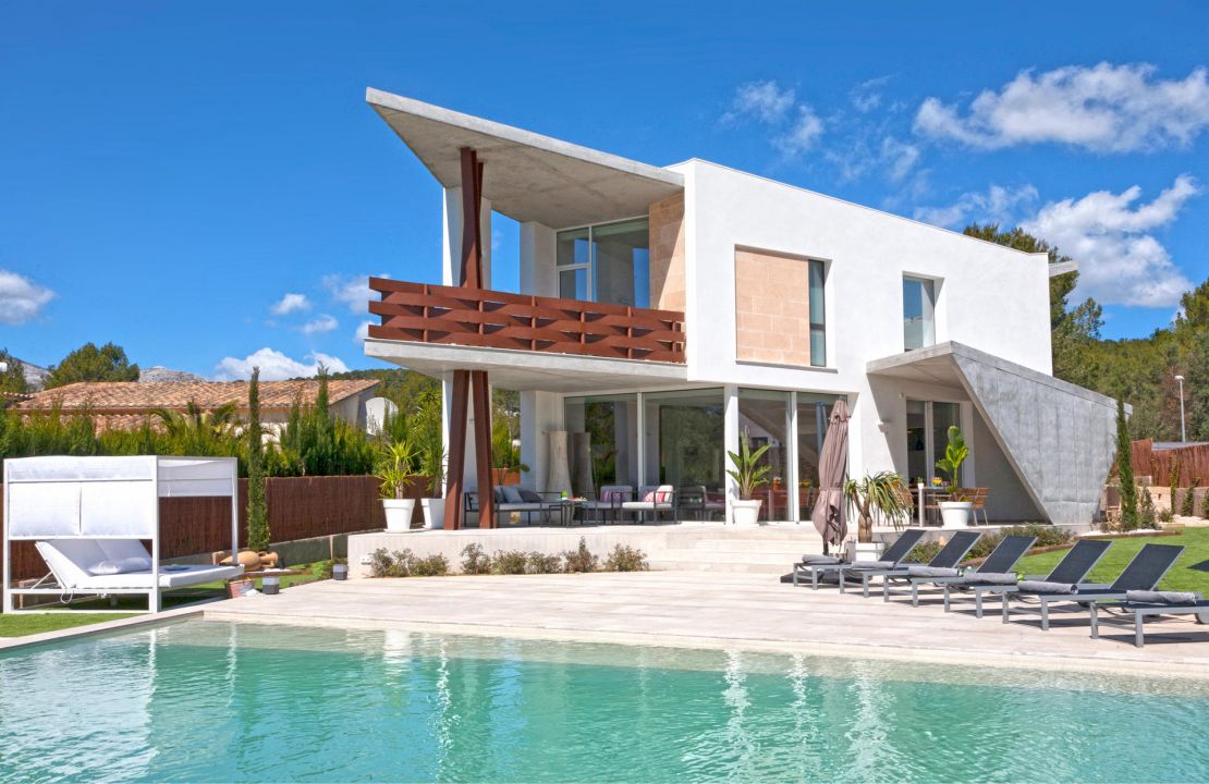 Moderne Villa mit Pool, Sauna und Fitnessraum in begehrter Wohnlage Crestatx bei Sa Pobla
