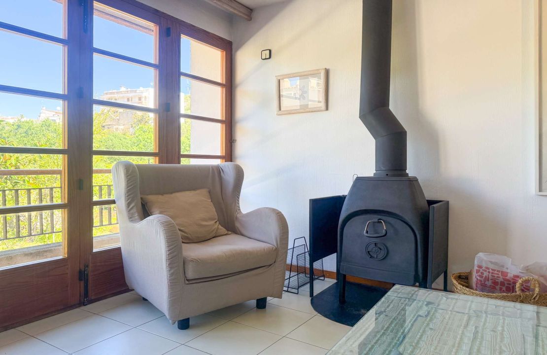 Haus zur Miete in ruhiger Lage von Pollença mit Kamin und viel Tageslicht