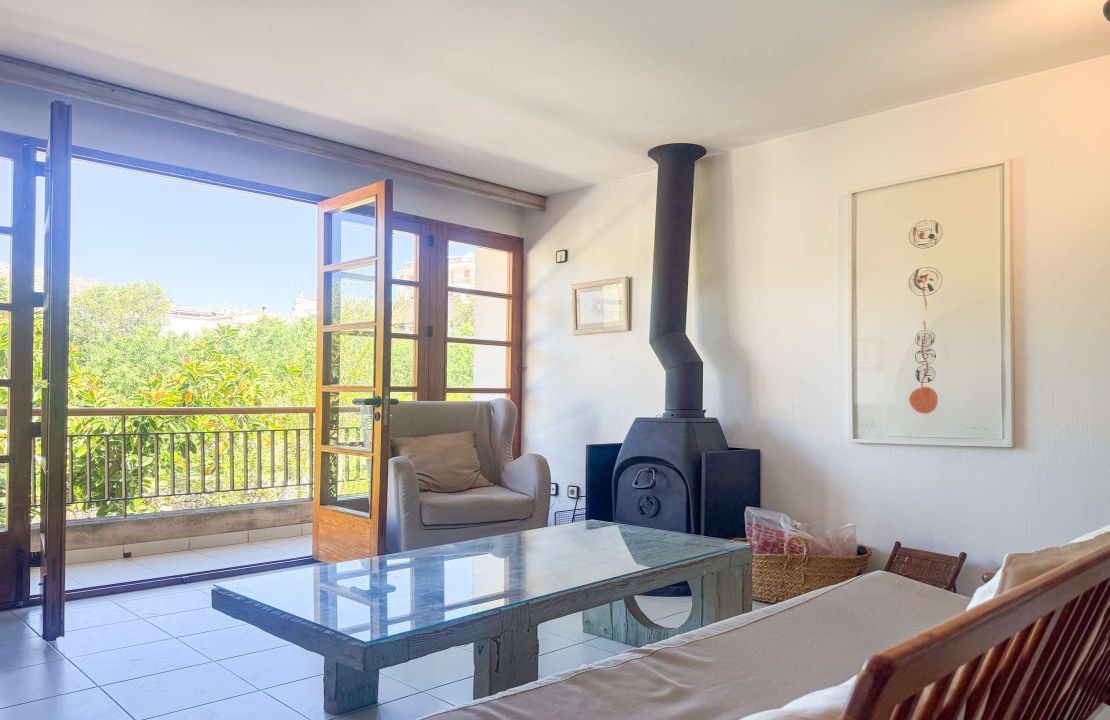 Haus zur Miete in ruhiger Lage von Pollença mit Kamin und viel Tageslicht