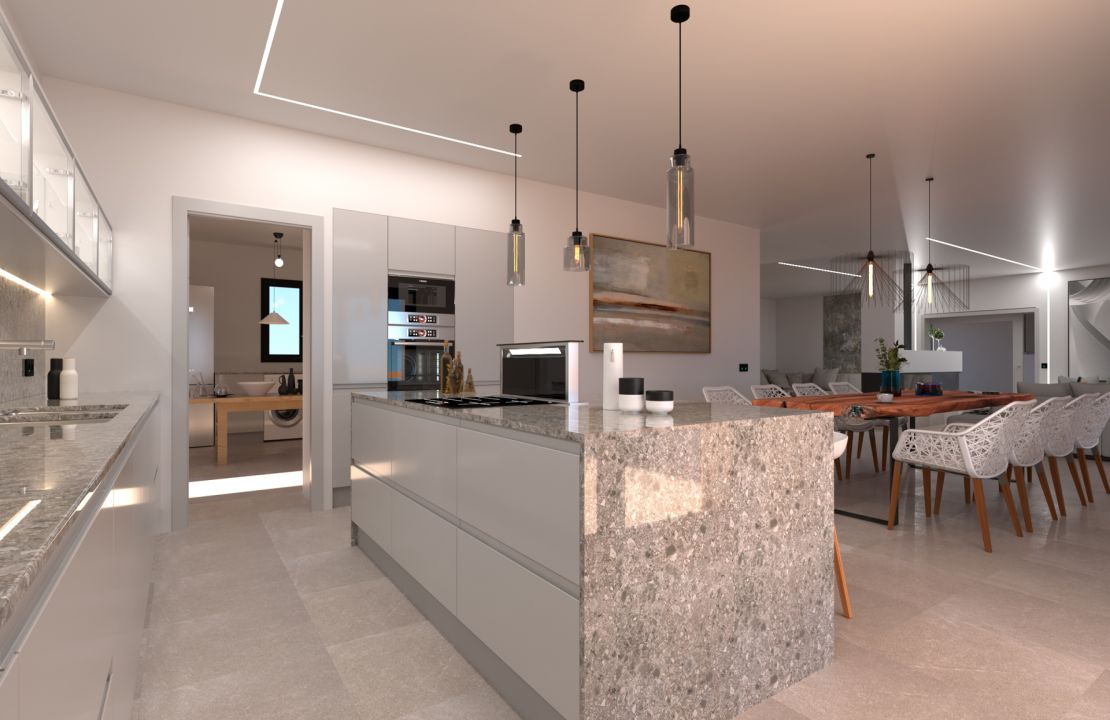 Land for sale Mallorca Alcudia with approved building license of a house with 6 bedrooms and swimming pool