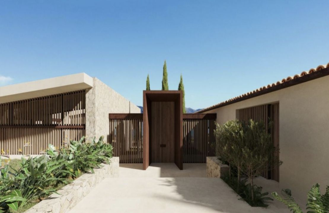 Atemberaubende Aussichten bietet dieses Projekt einer Luxusvilla auf Mallorca, Alcudia