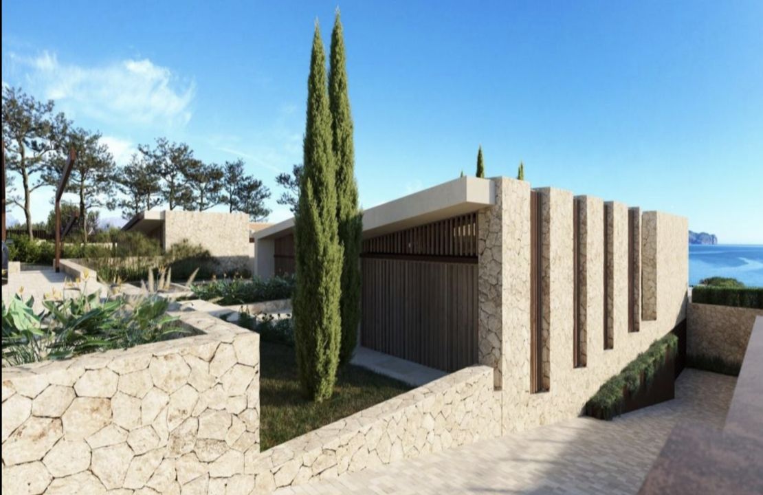 Atemberaubende Aussichten bietet dieses Projekt einer Luxusvilla auf Mallorca, Alcudia