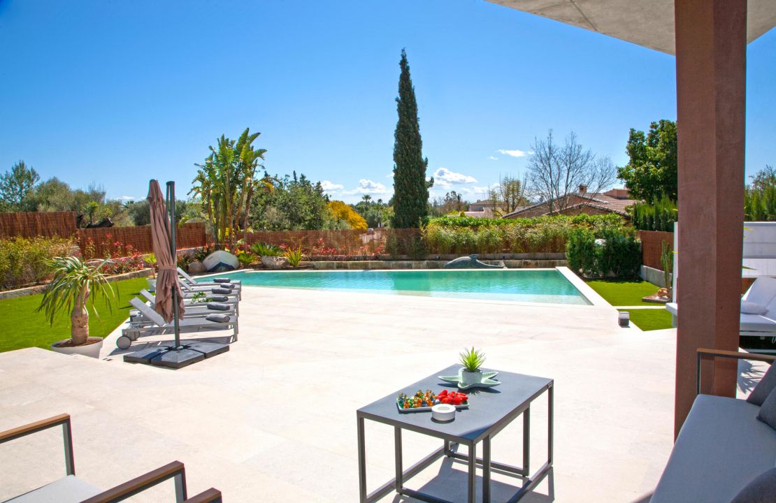 Moderne Villa mit Pool, Sauna und Fitnessraum in begehrter Wohnlage Crestatx bei Sa Pobla