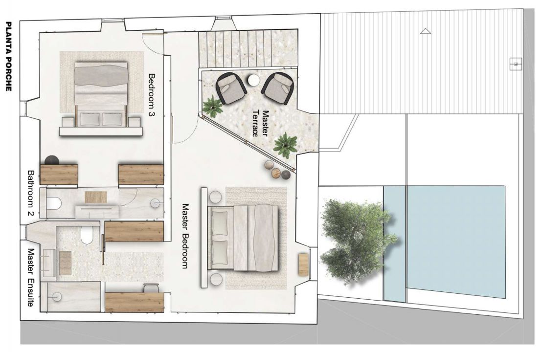 Casa adosada de lujo Pollensa completamente renovada con piscina y garaje en venta