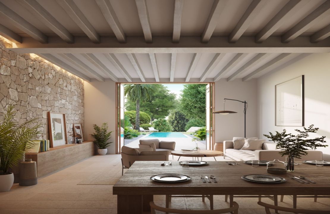 Proyecto de renovación de una casa de lujo en venta en Campanet, Mallorca