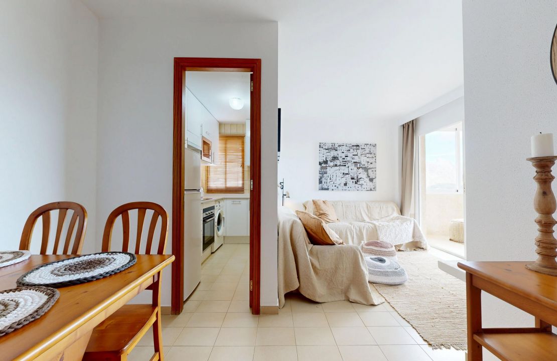Puerto Pollensa apartment for sale with sea views, pool and storage