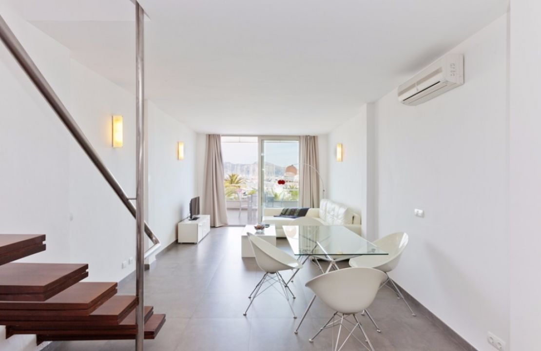 Puerto Pollensa modern duplex apartment FRONT LINE SEA for rent