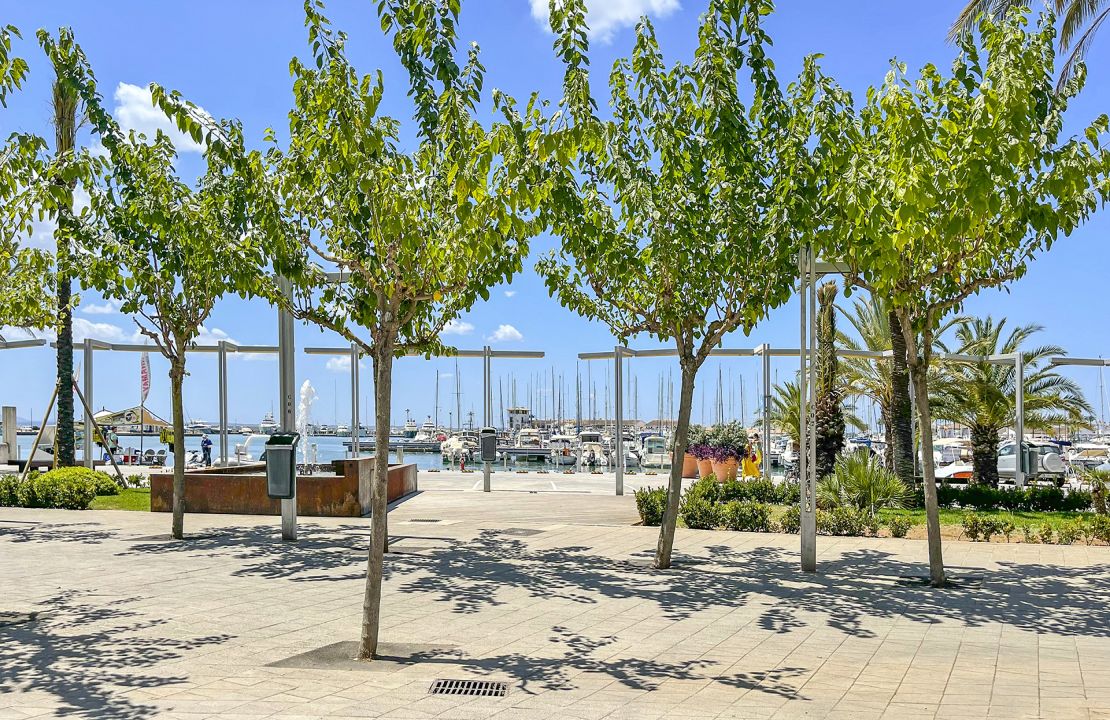 Apartamento en venta en primera linea en el paseo marítimo de Alcudia Mallorca