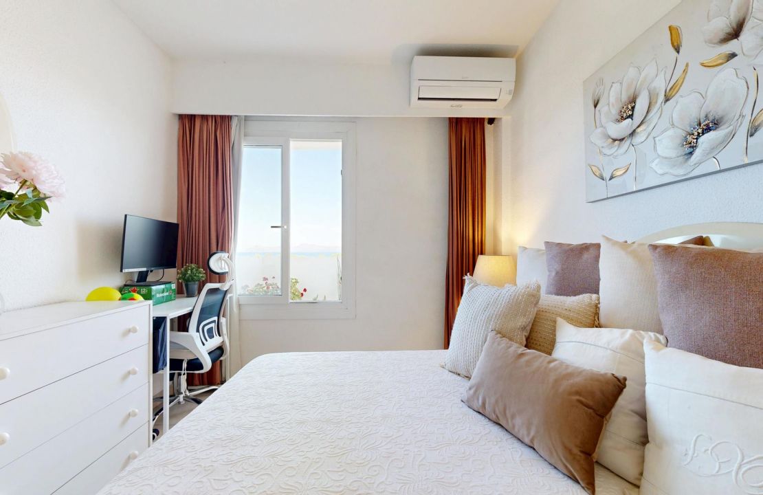 Apartment in Puerto Alcudia with community pool and panoramic views