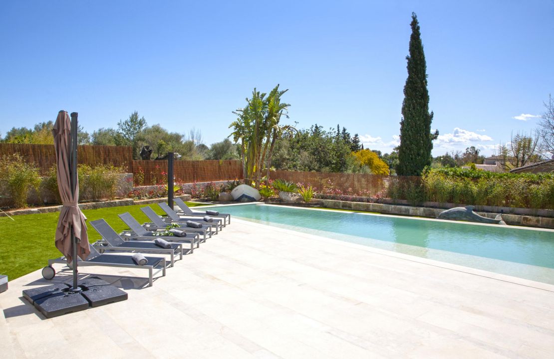 Moderne Villa mit Pool, Sauna und Fitnessraum in begehrter Wohnlage Crestatx bei Sa Pobla
