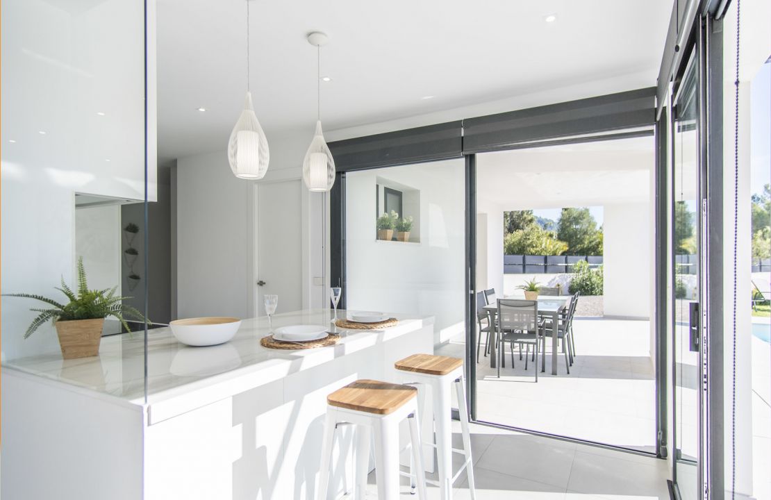 Designer villa in Mallorca Sa Pobla urbanisation Crestatx with pool and holiday rental license