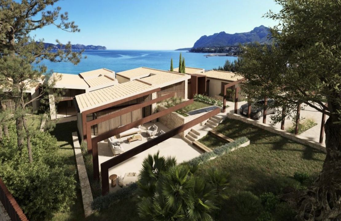 Atemberaubende Aussichten bietet dieses Projekt einer Luxusvilla auf Mallorca, Alcudia