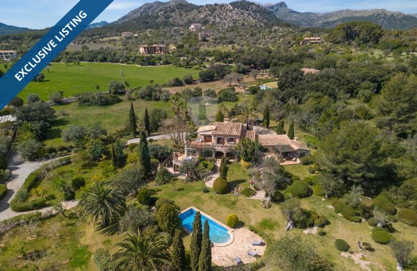 Exclusive Country Estate Pollensa Mallorca with Private Pool, Mature Garden and Stunning Views