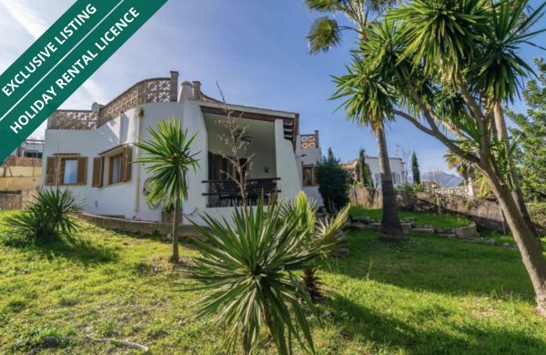 Campanet Mallorca renovierte mediterrane Villa mit Ausblick und Ferienmietlizenz zu verkaufen