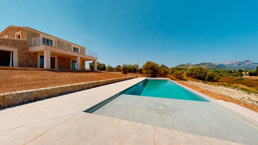 Finca rústica de lujo de nueva construcción con vistas panorámicas al mar